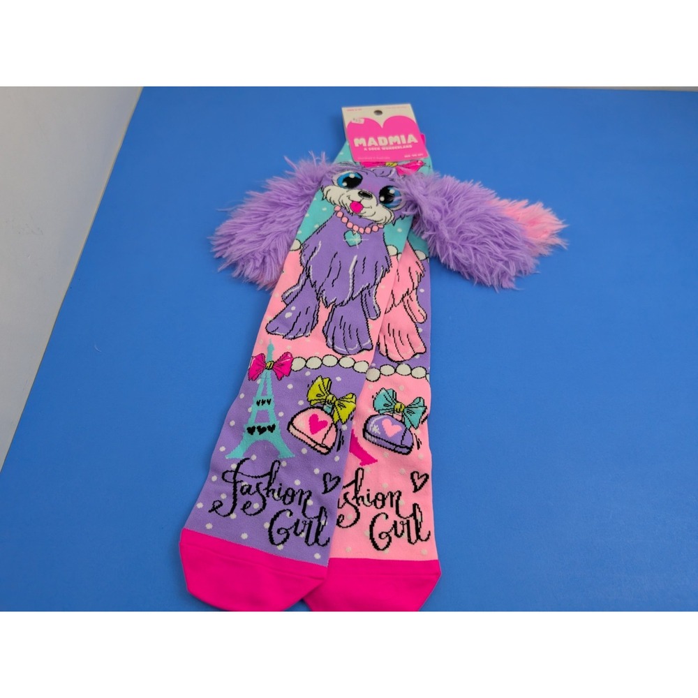 MadMia Coco in Paris 3D Socks Kids Adult Age 6-99 Multicolor MM172 Tall
